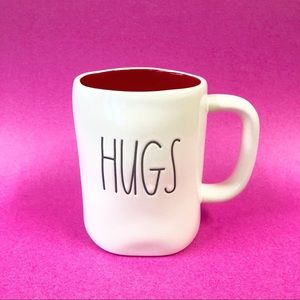 Rae Dunn HUGS mug *red inside*